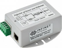 Inyector IDU-CPE-DC  con protección de iluminación integrada